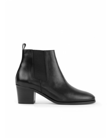 BOTTINES 288 CUIR NOIR