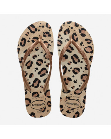HAVAIANAS SLIM ANIMALS BEIGE