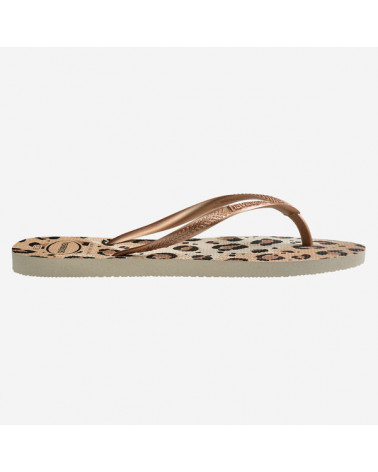HAVAIANAS SLIM ANIMALS BEIGE