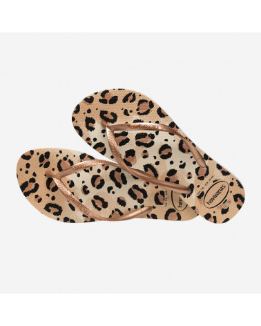 HAVAIANAS SLIM ANIMALS BEIGE