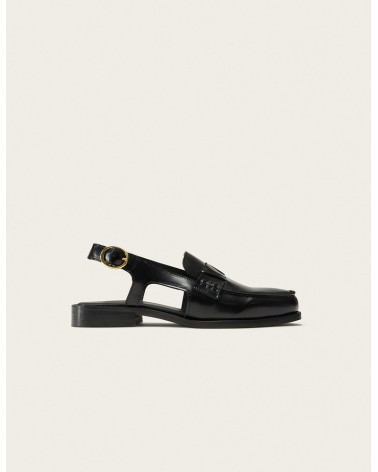 Mangsa - Cuir box noir