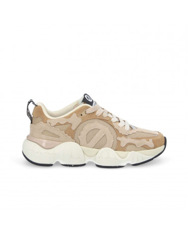 KRAZEE CAMO M SUEDE/SUED/KNIT LATTE/NUDE/NUDE