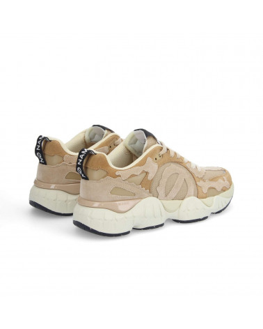 KRAZEE CAMO M SUEDE/SUED/KNIT LATTE/NUDE/NUDE
