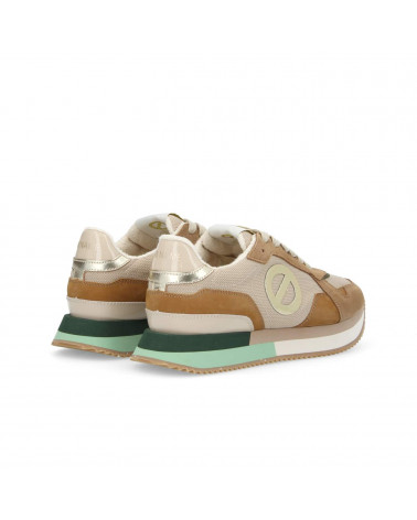 MIA JOGGER W KNIT/SUEDE/NUB. SABLE/NUTS/NUTS