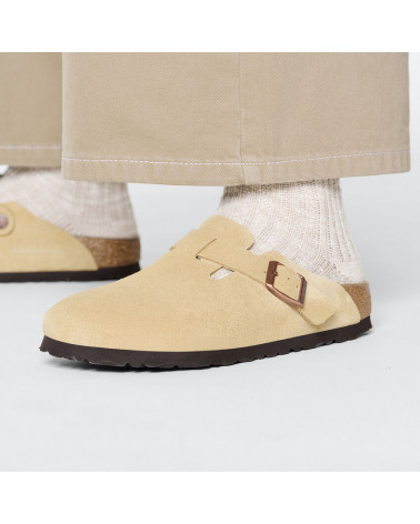 Boston - Suede Latte Cream - Etroite