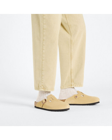 Boston - Suede Latte Cream - Etroite