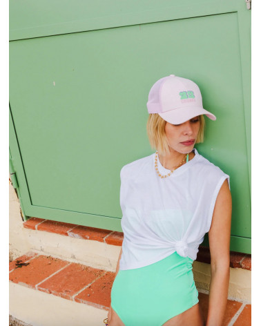 CASQUETTE - SUNSHINE ROSE PÂLE