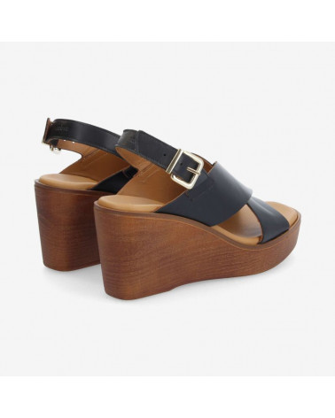 FLORES SANDALE W NAPPA BLACK