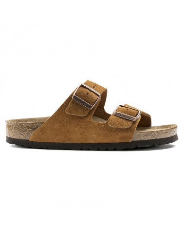 Arizona - Lit de pied souple - Suede Mink - Normale