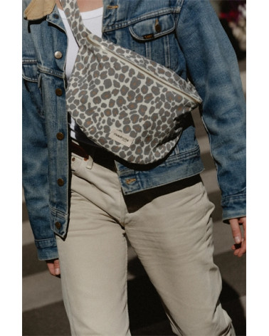 Custine XL - le sac banane - Léopard Gris