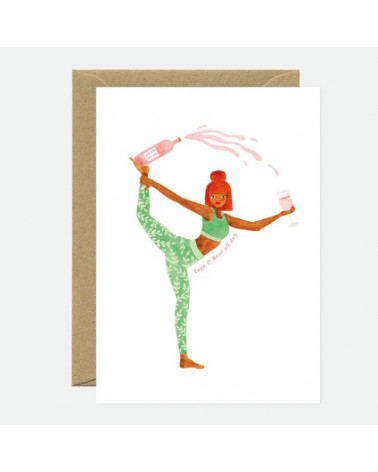 Carte - Yoga Rosé