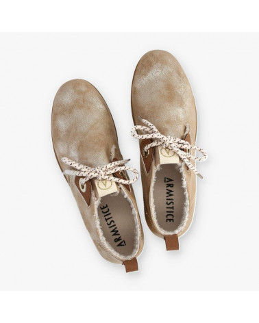 STONE MID CUT W URANUS CAMEL, SOLE MASTIC