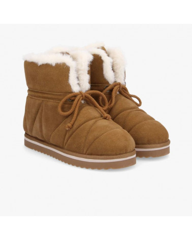 SLOW MID W SUEDE CAMEL