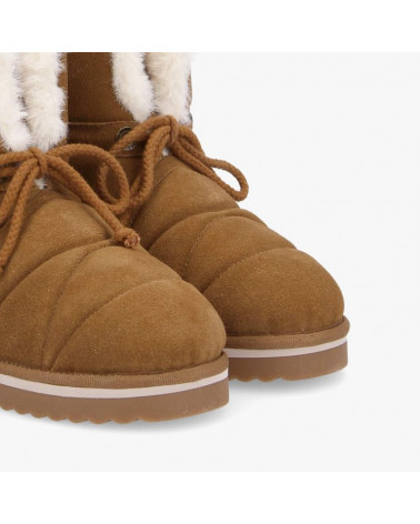 SLOW MID W SUEDE CAMEL