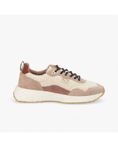 MOON JOGGER W SHEEPY/SUEDE DOVE/SKIN