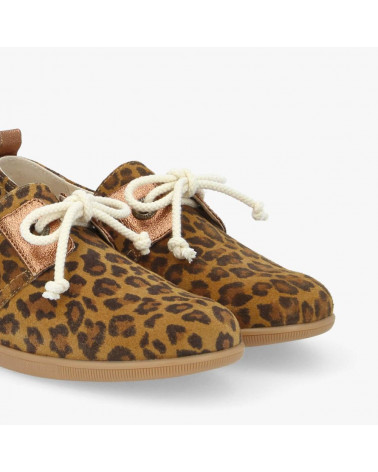 STONE ONE W SUEDE LEO CAMEL