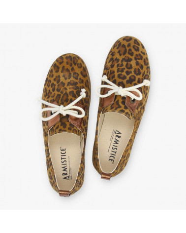 STONE ONE W SUEDE LEO CAMEL