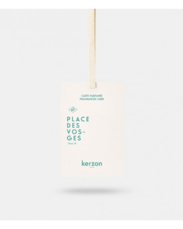 CARTE PARFUMÉE - Place des Vosges (Rose & géranium)