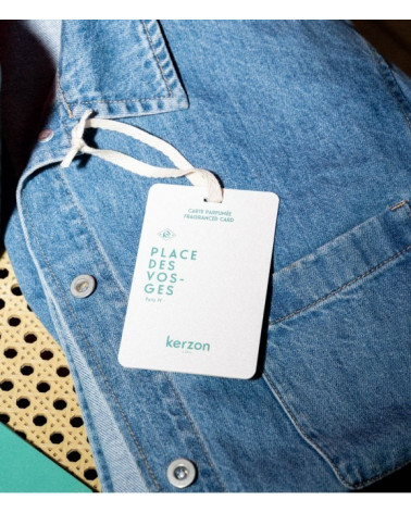 CARTE PARFUMÉE - Place des Vosges (Rose & géranium)