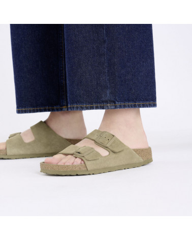 Arizona - Lit de pied souple - Suede Faded Khaki - Normale