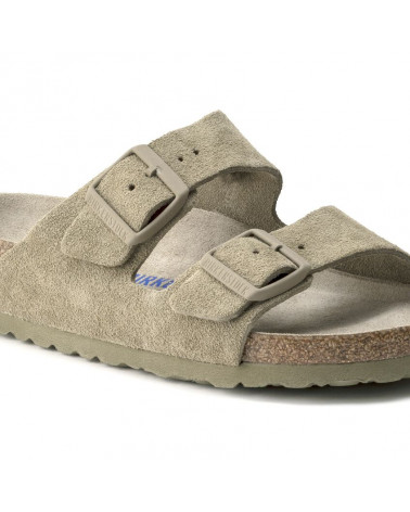 Arizona - Lit de pied souple - Suede Faded Khaki - Normale