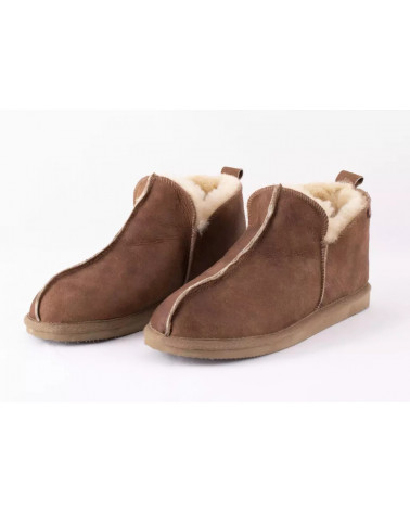 Annie slippers Antique Cognac