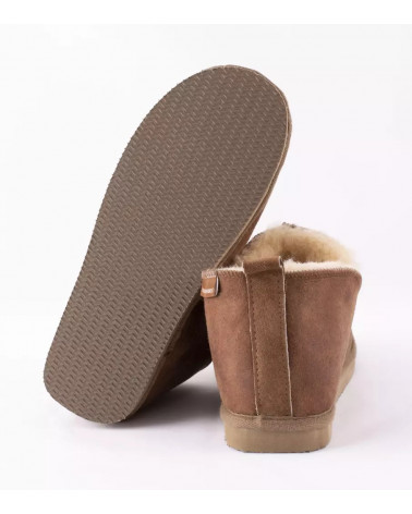 Annie slippers Antique Cognac