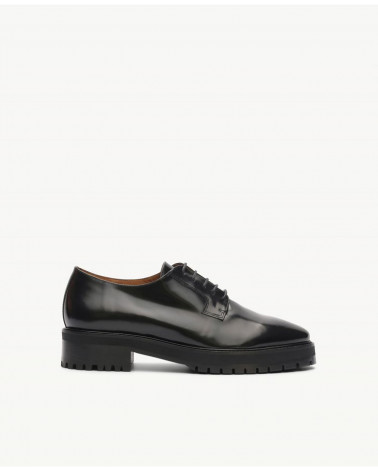 Derby n°88 - Cuir polido - Noir