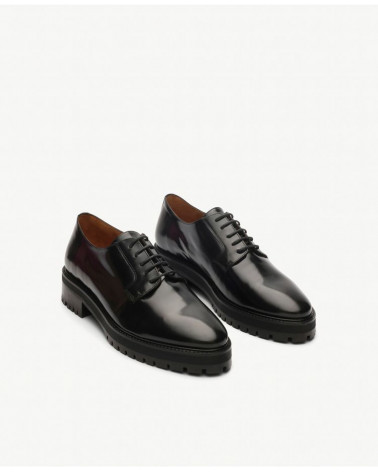 Derby n°88 - Cuir polido - Noir