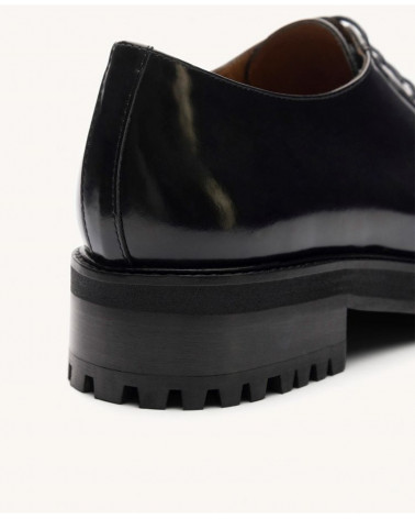 Derby n°88 - Cuir polido - Noir