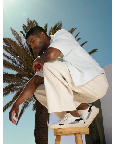 Malibu Blanc Cassé - Bleu Froid - Navy