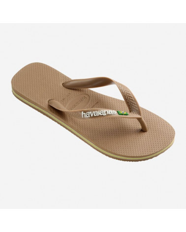 HAVAIANAS BRASIL LOGO ROSE GOLD
