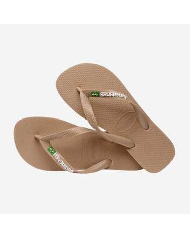 HAVAIANAS BRASIL LOGO ROSE GOLD