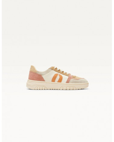 Nora - Gris clair rose clair crème