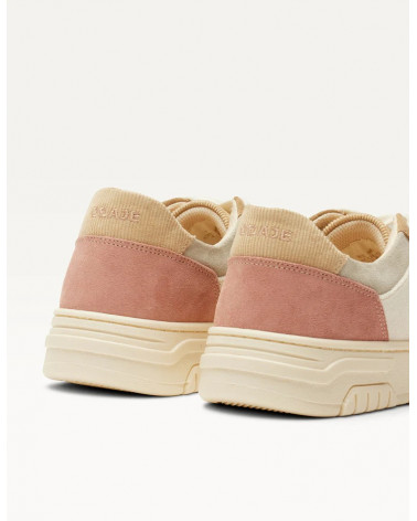 Nora - Gris clair rose clair crème