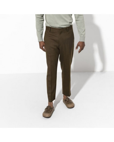 Boston - Cuir huilé Tabacco Brown - Etroite