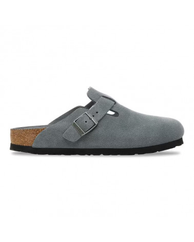Boston - Lit de pied souple - Basalt Gray Tonal - Etroite