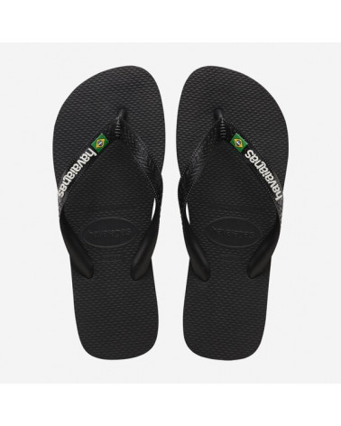 HAVAIANAS BRASIL LOGO BLACK/BLACK