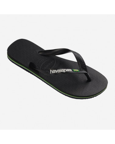 HAVAIANAS BRASIL LOGO BLACK/BLACK