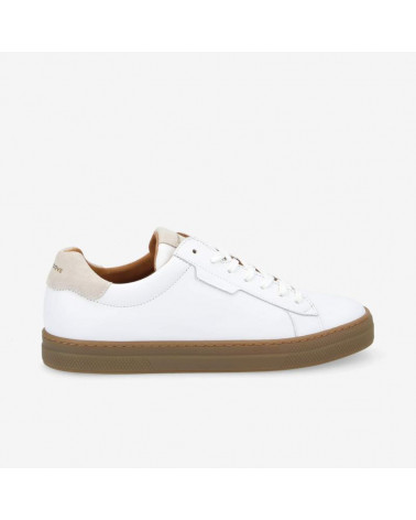 SPARK CLAY M NAPPA/SUEDE WHITE/GREGE, SOLE GOMME