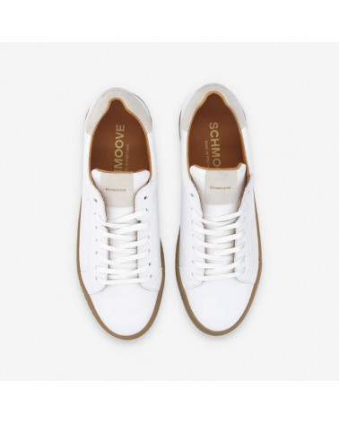 SPARK CLAY M NAPPA/SUEDE WHITE/GREGE, SOLE GOMME