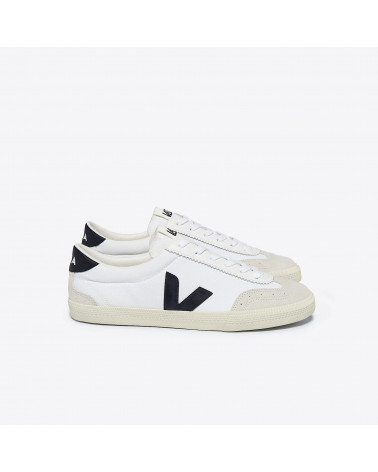 VOLLEY CANVAS WHITE BLACK - FEMME