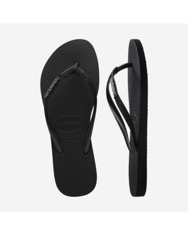 HAVAIANAS SLIM GLITTER II BLACK