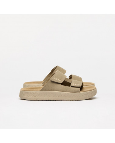 ETNA SUEDE TAUPE ALMOND - FEMME