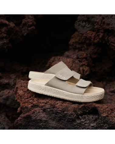 ETNA SUEDE TAUPE ALMOND - FEMME