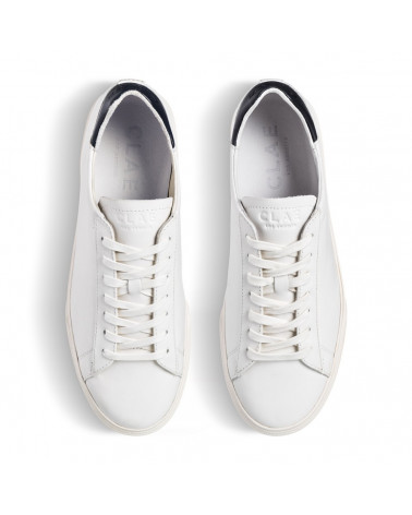 BRADLEY VP WHITE LEATHER NAVY