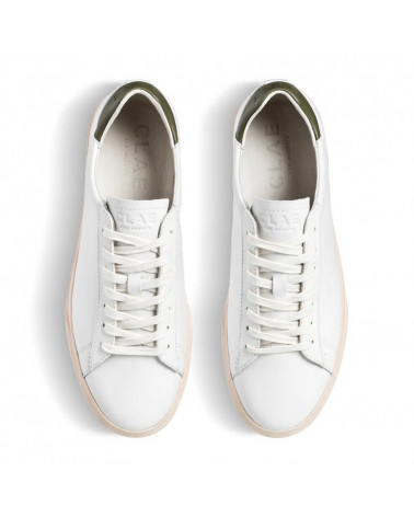 BRADLEY VENICE WHITE LEATHER OLIVE