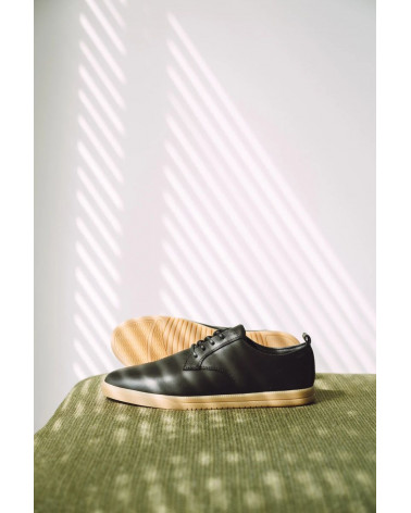 ELLINGTON BLACK LEATHER LIGHT GUM