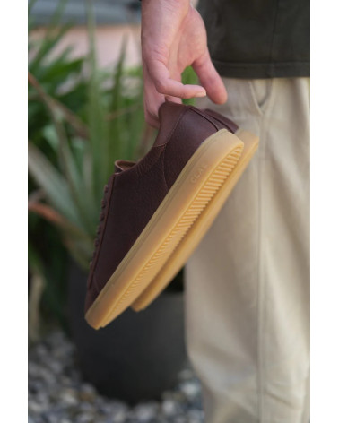 BRADLEY COCOA LEATHER LIGHT GUM