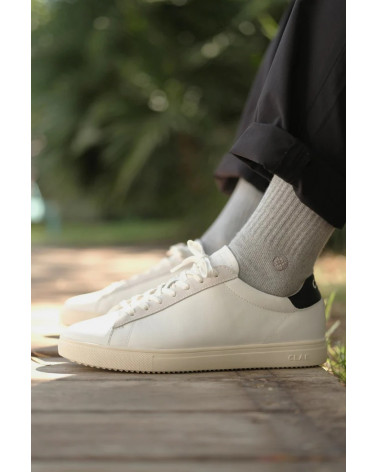 BRADLEY CALIFORNIA WHITE LEATHER BLACK